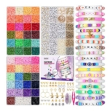Gionlion 14,000pcs Beads Friendship Bracelet Kit, 48 Colors