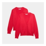 Girls 2PK Pure Cotton Cardigans.