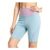 Girls Color-Block Biker Shorts, Compression, Stretchy, Athletic