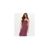 Girls Dark Burgundy Textured Jersey Halter Maxi Dress