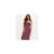 Girls Dark Burgundy Textured Jersey Halter Maxi Dress