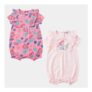 Girls Disney Mermaid 2pk Romper