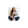 Girls Grey Dachschund Print Sweatshirt
