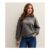 Girls Grey Diamante Star Studded Hoodie