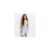 Girls Light Blue Lace Trim Asymmetric Hem Dress