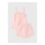 Girls Pink Gingham Pyjama Top & Short Set