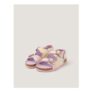 Girls Rainbow Heart Buckle Sandals Multi
