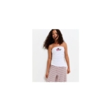 Girls White Beaded Coconut Asymmetric Bandeau Top