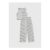 Girls White Stripe Knit Vest & Trouser Set (7-15yrs)