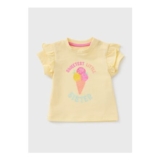Girls Yellow Little Sister Ice Cream T-Shirt (0-23mths) 0-3 Months