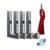Glmfn 4 Short Rhinestone Coat Hooks, Black and Silver