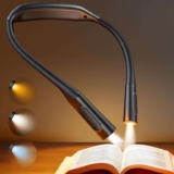 Glocusent Reading Light, Book Light & Neck Light – 100Hrs, 5 Colors & 5 Brightness w/voucher- Sold by glucosent FBA