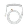 Glorious Gaming Coiled USB-a to USB-C Keyboard Cable, Ghost White
