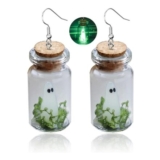 Glow-in-the-Dark Ghost Earrings Halloween Dangle Jewelry for Women
