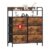 GoaHi 6-Drawer Fabric Dresser, Rustic Brown