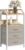 GoaHi Bedside Table, Nightstands with 3 Fabric Drawers