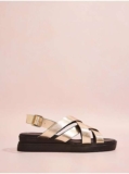 Gold Chunky Strappy Sandals – Free C&C