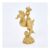 Gold Tone Mermaid & Seahorse Ornament 39x20cm