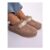 Goldie Beige Faux Fur Lined Mules ( Sizes 3,4,6 Only)