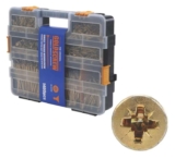 Goldscrew PZ Double-Countersunk Multipurpose Screw Trade Case 1400 Pack (486EH) (Free C&C)