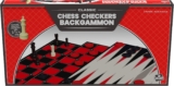 Goliath Games: Classic Chess, Checkers & Backgammon Triple Pack Traditional Board Games for Kids and Adults For 2 Players Ages 6