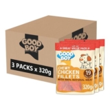 Good Boy Chewy Chicken Fillets Dog Treats 320g Case 3 – £14.93 S&S