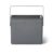GoodHome Kora Manual Anthracite Metal Worktop Bin – 7L