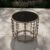 GoodHome Omalos Rattan effect Beige Round Side table – Solar-powered, Free C&C