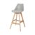 GoodHome Pitaya Light Grey Bar Stool