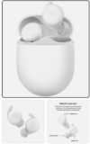 Google Pixel Buds A-Series True Wireless Bluetooth Earbuds Clearly White