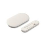 Google TV Streamer 4K with Voice Remote, 32 GB, Porcelain