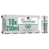 Gordons London Dry Gin & Diet Tonic 5% vol 10 x 250ml – Save at Checkout