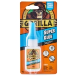 Gorilla Super Glue, 15g All Purpose, Impact Tough & Fast Setting with Anti-Clog Cap Ideal for Metal, Ceramics, Leather & More