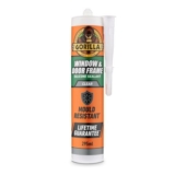 Gorilla Window & Door Clear Silicone Sealant, 295ml – £8.23 S&S