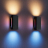 Govee Outdoor UpDown Wall Light, 2 Pack, 1400LM RGBICWW Smart Porch Lights Outdoor with 64 Scene Modes