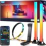 Govee TV Backlight 3 Lite for 55-65 inch TVs, 16 Million Colors 3.6m RGBIC Strip with Camera – Sold by Govee EU / FBA