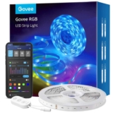 Govee WiFi LED Strip Light 5m, Smart RGB Strip, App Control,Works with Alexa and Google asist, Music Sync, LED Lights for Bedroom, TV, Party