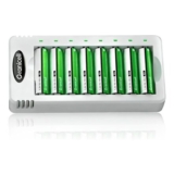 Granicell 8-Slot USB NiMH AA Charger with 8x 2800mAh Batteries