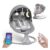 Gray Baby Swing Chair with Bluetooth Remote, 5 Speeds, Lullabies