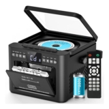 Greadio Portable CD Players for Home, Rechargeable Cassette Player