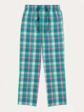 Green Check Lounge Bottoms. Free C&C
