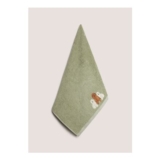 Green Cockapoo Embroidered Hand Towel