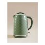Green Fast Boil Diamond Textured Kettle 1.7L