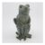 Green Frog on Seedpod Garden Ornament 32x18cm