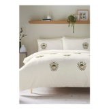 Green Mushroom Embroidered Duvet Set Single
