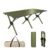 Green Outsunny 4ft Folding Camping Table with Carrying Bag