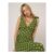 Green Polka Dot Jersey Addison Midi Dress