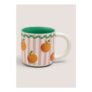 Green Sorrento Striped Mug