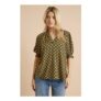 Green Spot Puff Sleeve Overhead Blouse – £14.88 with Code EXTRA15