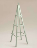 Green Wooden Garden Obelisk